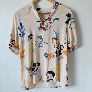 SAINT TROPEZ Floral Blouse